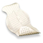 Small Non-Slip Bath Mat with Invigorating Massage Zones