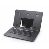 Sleek Chill Stand with Keyboard for Laptops and Notebooks in Black