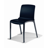 Stuhl stapelbar "Tiffany" in Schwarz