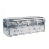 Leather Double Ottoman