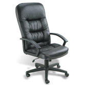 High-Back Leather Office Chair