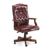 Traditional Tufted Style High-Back Office Chair