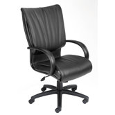 Modern Mid-Back Leather Plus Executive Chair