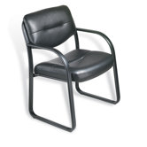 Leather Guest Chair with Scratch Resistant Finish