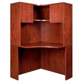 Corner Table with Hutch