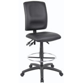 Height Adjustable Drafting Stool with Casters