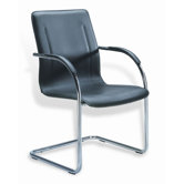 Side Guest Chair with Steel Frame