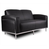 Loveseat with Chrome Frame