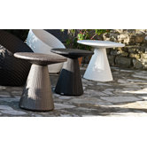 Tulip Side Table with Glass Top