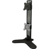 Dual Vertically Aligned Monitor Desktop Stand