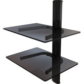 Dual Shelf Wall Mount System with Cable Management