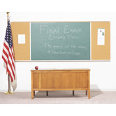 Combination Chalk and Bulletin Board - Type F