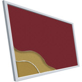 Fabric Covered Add-Cork Tackboards