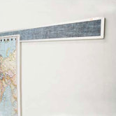 Vinyl Covered Display Rails - Aluminum Frame