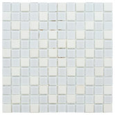 Chroma 11-1/2" x 11-1/2" Square Glass and Stone Mosaic Wall Tile in Cordia