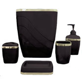 Plastic Bath Accessory Set
