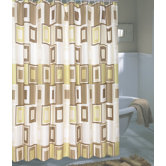 Contempo Extra Wide Fabric Shower Curtain