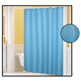 Waffle Weave Fabric Shower Curtain