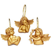 Angels Shower Curtain Hooks (Set of 12)