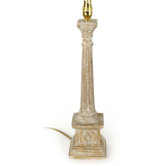 Trafalgar Lampstand in Natural Limed finish