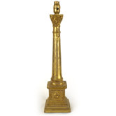 Trafalgar Lampstand in Antique Gold finish