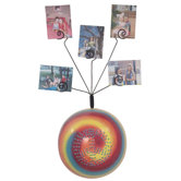 Girly Chic Tie Dye Peace Sign Wall Photo Bubble