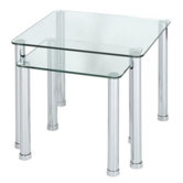 2-tlg. Beistelltisch Set