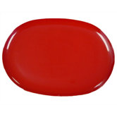 Calypso Basics Oval Tray in Red