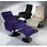 Bliss Swivel Recliner with Footstool