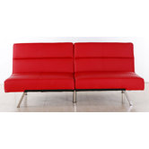 3er Schlafsofa "Darwin" in Rot