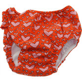 Waterproof Swim Diaper in Loving Heart Print