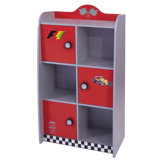 B&uuml;cherregal "Turbo New Special" in Rot