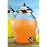 Del Sol Grape Embossed Round Drink Dispenser