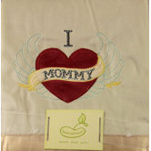 Saying Blanket Crib Throw in Cream - I Heart Mommy