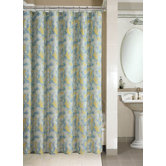 Microfiber Shower Curtain in Danko Leaf