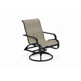 Evolution Sling Swivel Tilt High Back Dining Arm Chair