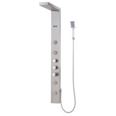 Dual Function Shower Panel with Four Body Jets