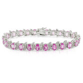 Gemstone Tennis Bracelet