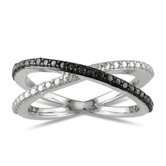 Sterling Silver Round Cut Fashion Ring