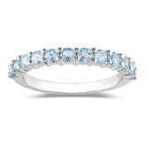 Sterling Silver Round Cut Gemstones Fashion Ring