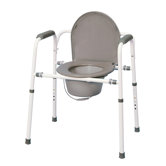 Versatile Homecare Commode Chair with Adjustable Height