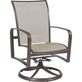 Sterling Swivel Dining Arm Chair