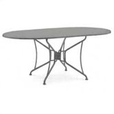 Briarwood Oval Umbrella Dining Table