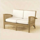 Trinidad Wicker Loveseat with Cushions