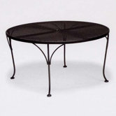 Mesh Top Round Chat Dining Table