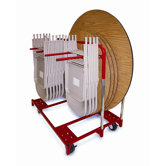 Folding Chair and Round Table Mover