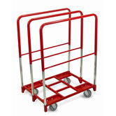 Panel Mover 5" Quiet Poly Casters, 2 Fixed and 2 Swivel, 3 Extra Tall Uprights