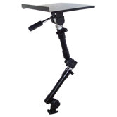 Car Holder for iPad 3-way Tripod Head Dual Arm in Black Tray