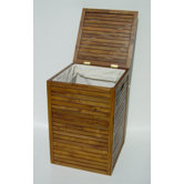 Spa Teak Medium Hamper with Lining