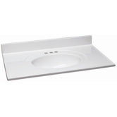 37" x 19" Single Bowl Top